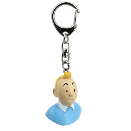 Tintin Keyring - Tintin Bust