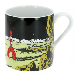 Tintin Mug - The Moon Rocket on the Moon