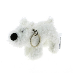 Tintin Soft Snowy keyring - 8 cm