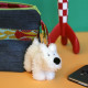 Tintin Soft Snowy keyring - 8 cm