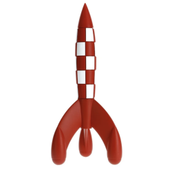 Tintin Rocket-17cm
