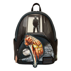 Loungefly Halloween - Michael Myers Jack-O'-Lantern Glow in the Dark 10" Faux Leather Mini Backpack