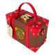 Loungefly Harry Potter - Hogwarts Express Luggage Trunk 6" Faux Leather Crossbody Bag