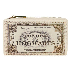 Loungefly Harry Potter - Hogwarts Express Ticket 3" Faux Leather Bifold Wallet