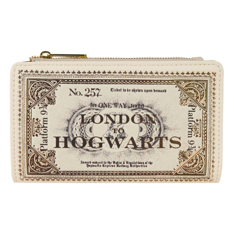 Louingefly Harry Potter - Hogwarts Express Ticket 3" Faux Leather Bifold Wallet