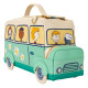 Loungefly Peanuts - Road Trip Light Up 6" Faux Leather Crossbody Bag