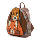 Loungefly The Fox and the Hound - Tod & Copper Cosplay 10” Faux Leather Mini Backpack