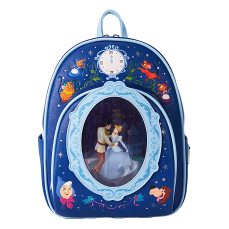 Loungefly Cinderella (1950) - 75th Anniversary Royal Ball Lenticular 10" Faux Leather Mini Backpack