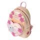 Loungefly Lilo & Stitch - Cherry Blossom Heart 10" Faux Leather Mini Backpack
