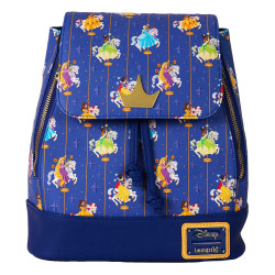 Loungefly Disney Princess - Carousel 10" Faux Leather Mini Backpack