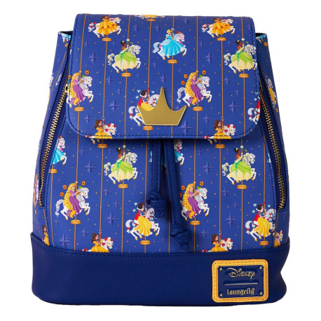 Loungefly Disney Princess - Carousel 10" Faux Leather Mini Backpack