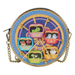 Loungefly Disney Princess - Carousel 9" Faux Leather Crossbody Bag