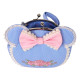 Loungefly Disney - Minnie Floral and Lace Kisslock 7" Faux Leather Crossbody Bag