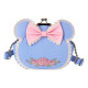 Loungefly Disney - Minnie Floral and Lace Kisslock 7" Faux Leather Crossbody Bag