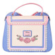 Loungefly Disney - Minnie Floral and Lace 9" Faux Leather Crossbody Bag
