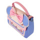 Loungefly Disney - Minnie Floral and Lace 9" Faux Leather Crossbody Bag