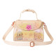 Loungefly Lilo & Stitch - Cherry Blossom Bow Handle 10" Faux Leather Crossbody Bag