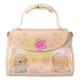 Loungefly Lilo & Stitch - Cherry Blossom Bow Handle 10" Faux Leather Crossbody Bag