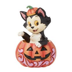 Disney Traditions - Figaro In Jack-O-Lantern Mini