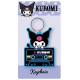 Kuromi Cassette Keychain 2D PVC 7x12,5cm