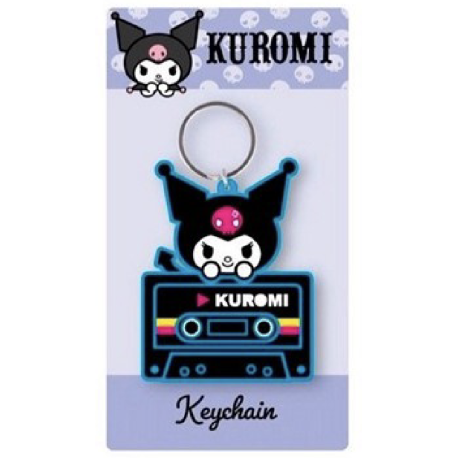 Kuromi Cassette Keychain 2D PVC 7x12,5cm