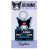 Kuromi Cassette Keychain 2D PVC 7x12,5cm