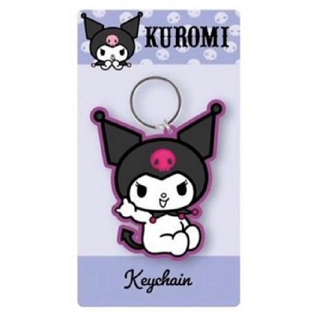 Kuromi Waving Keychain 2D PVC 7x12,5cm