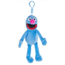 Sesamstraat Knuffel Grover Bagclip 10cm
