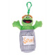 Sesamstraat Knuffel Oscar Bagclip 10cm