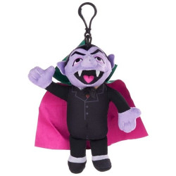 Sesamstraat Knuffel Graaf Tel Bagclip 10cm