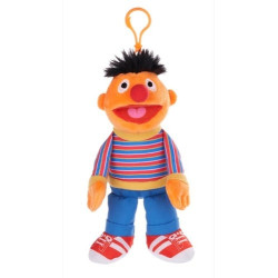 Sesamstraat Knuffel Ernie Bagclip 10cm