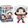 Funko Pop 1486 Cap Gwen, Spider-Gwen: Gwenverse