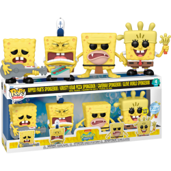 Funko 4-Pack Spongebob Squarepants - Spongebob Squarepants Glow in the Dark (Special Edition)