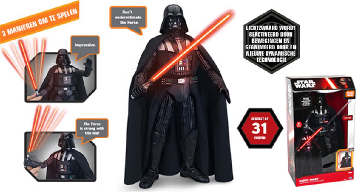 Darth vader store animatronic interactive figure