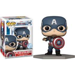 Funko Pop 1200 Captain America: Civil War - Captain America with Shield (Special Edition)