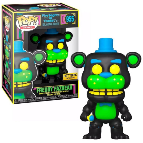 Funko Pop 955 Freddy Fazbear (Blacklight)(Special Edition), Five Nights at Freddy's