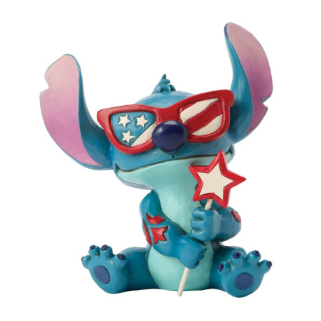 Pre-Order - Disney Traditions - Patriotic Stitch Figurine