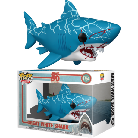 Funko Pop 1754 Great White Shark, Jaws 50th Anniversary