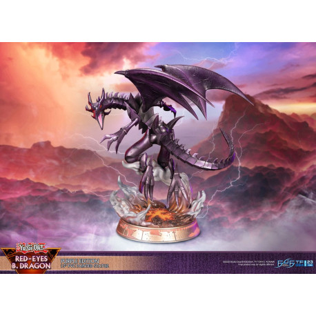 Yu-Gi-Oh! PVC Statue Red-Eyes B. Dragon Purple Colour 33 cm