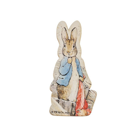 Peter Rabbit Wooden Magneet