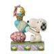 Jim Shore - Eggcellent Tower (Snoopy & Woodstock Stacked Easter Eggs Fig