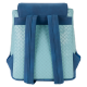 Loungefly Lilo & Stitch - Embroidered Woven 10" Faux Leather Mini Backpack