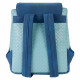 Loungefly Lilo & Stitch - Embroidered Woven 10" Faux Leather Mini Backpack
