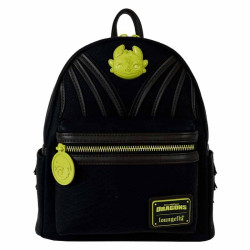 Loungefly How To Train Your Dragon - Night Fury 10" Faux Leather Mini Backpack