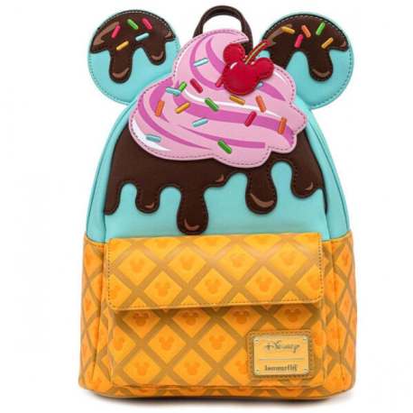 Disney by Loungefly Backpack Mickey and Minnie Sweets Ice Cream