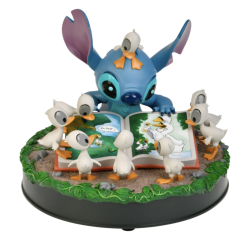 Disney Stitch with Ducks Statue
