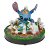 Disney Stitch with Ducks Statue