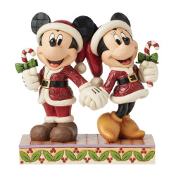Disney Traditions - Candy Cane Christmas (Mickey & Minnie With Candy Canes)
