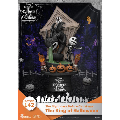 Nightmare before Christmas D-Stage PVC Diorama The King of Halloween 15 cm