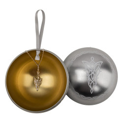 Lord of the Rings tree ornament with Necklace Evenstar